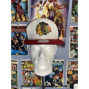 New Era Chicago Blackhawks 9Fifty Hat Heather Action Snapback Cap